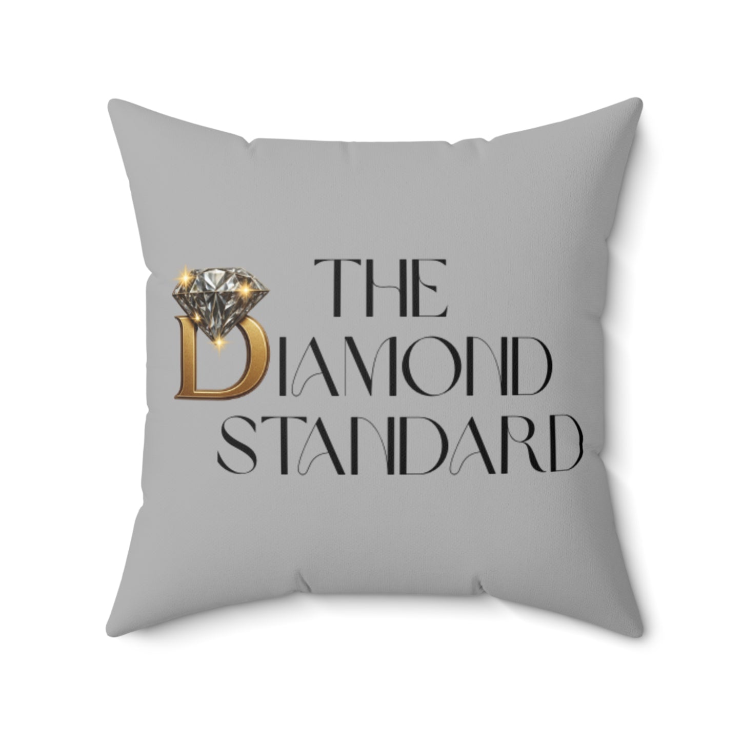 The Diamond Standard Decorative Pillow — Luxe Sparkle Accent Pillow