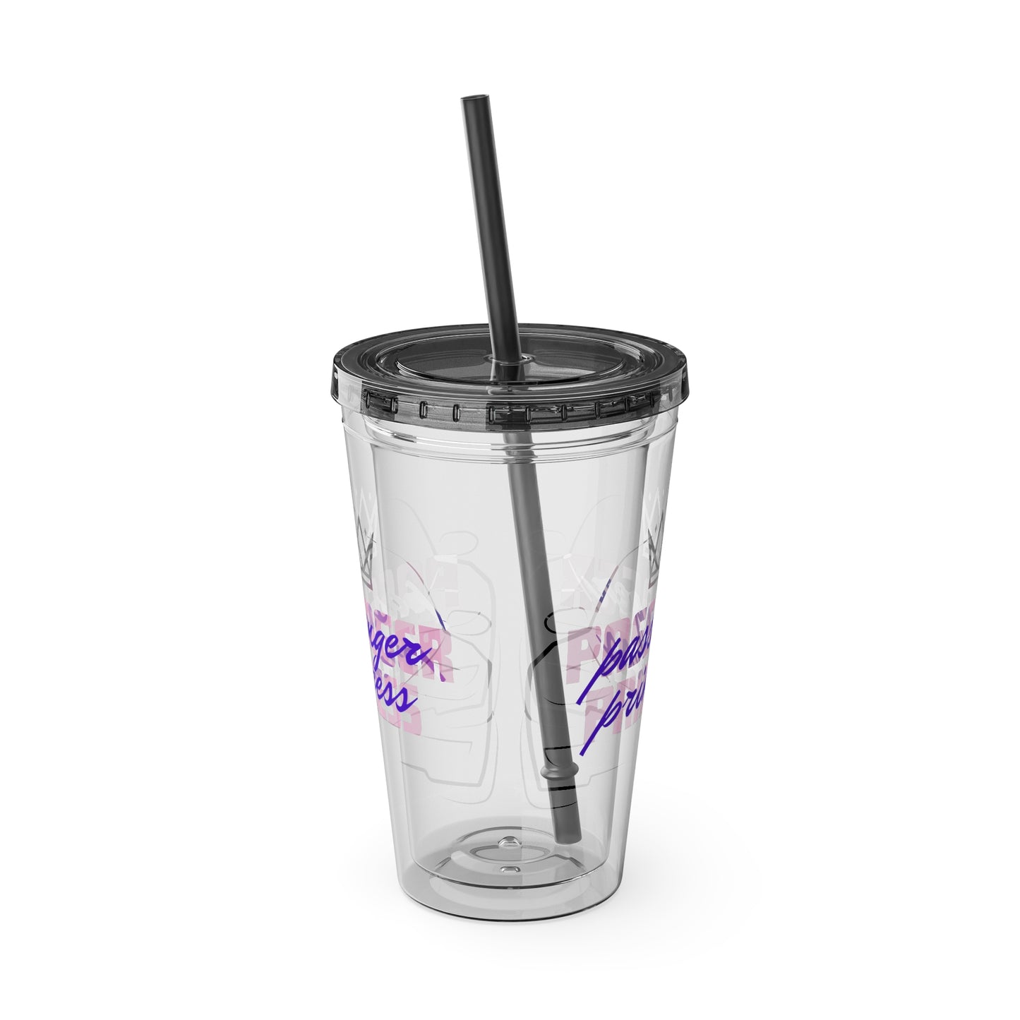 Sunsplash Tumbler with Straw, 16oz