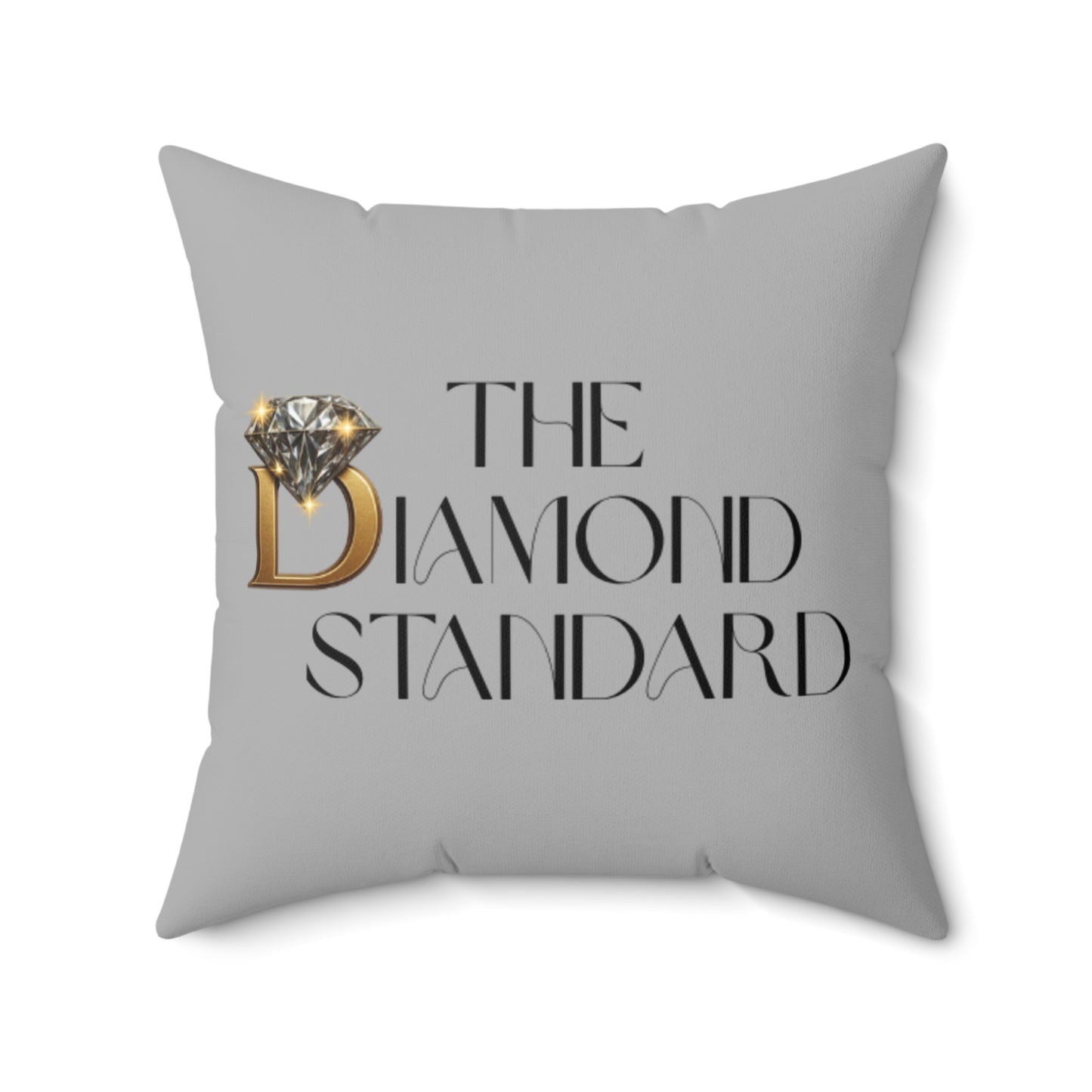The Diamond Standard Decorative Pillow — Luxe Sparkle Accent Pillow