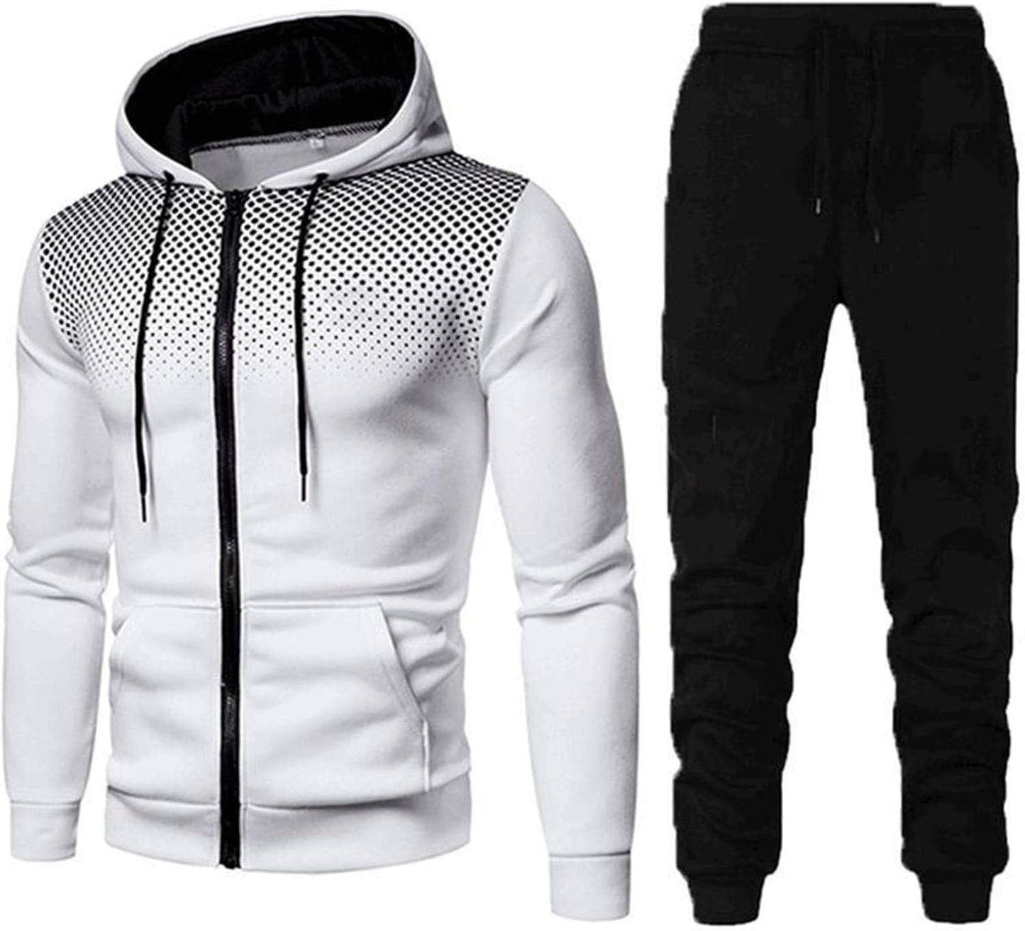 eipogp Mens Sweatsuits 2 Piece Track Sweat Suits Hoodie and Sweatpants Set Athletic Jogging Suits Tracksuits Outfits