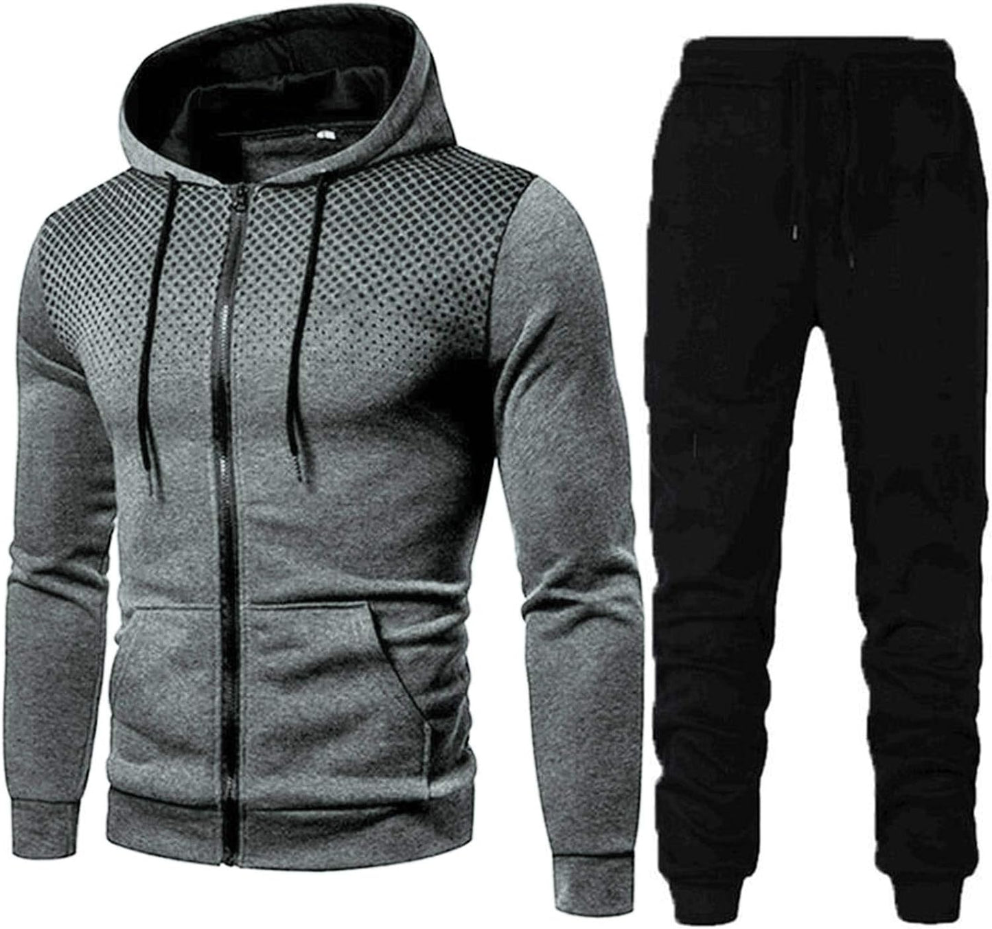 eipogp Mens Sweatsuits 2 Piece Track Sweat Suits Hoodie and Sweatpants Set Athletic Jogging Suits Tracksuits Outfits