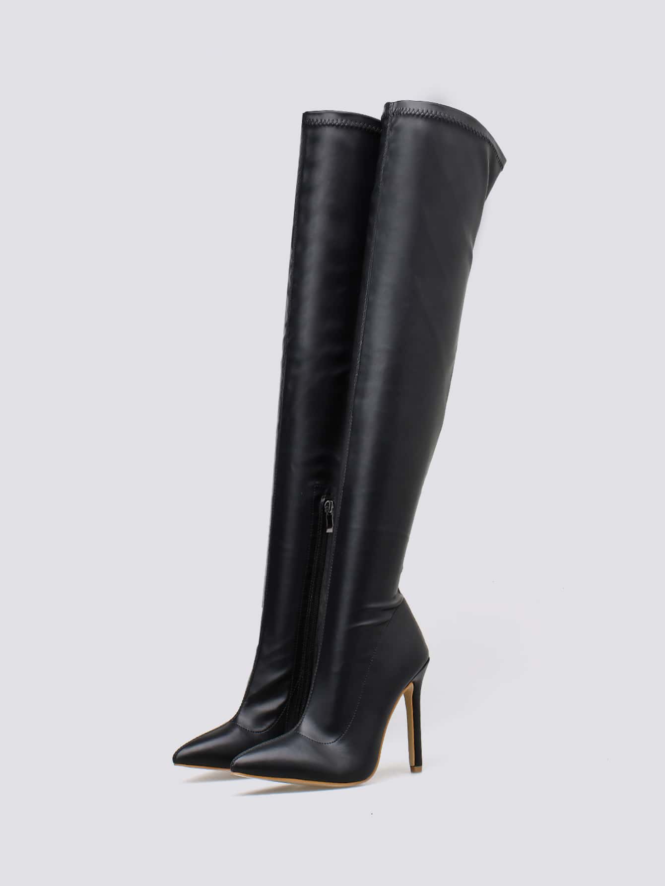 Over The Knee Leather Boots