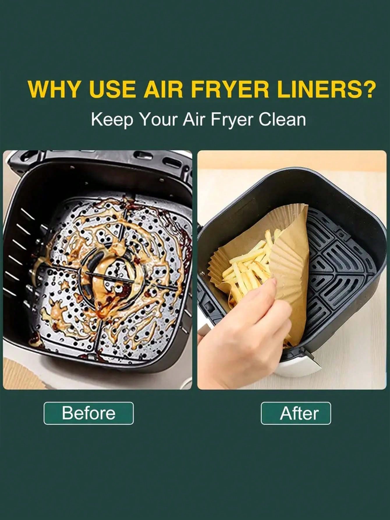 100pcs Disposable Air Fryer Liners