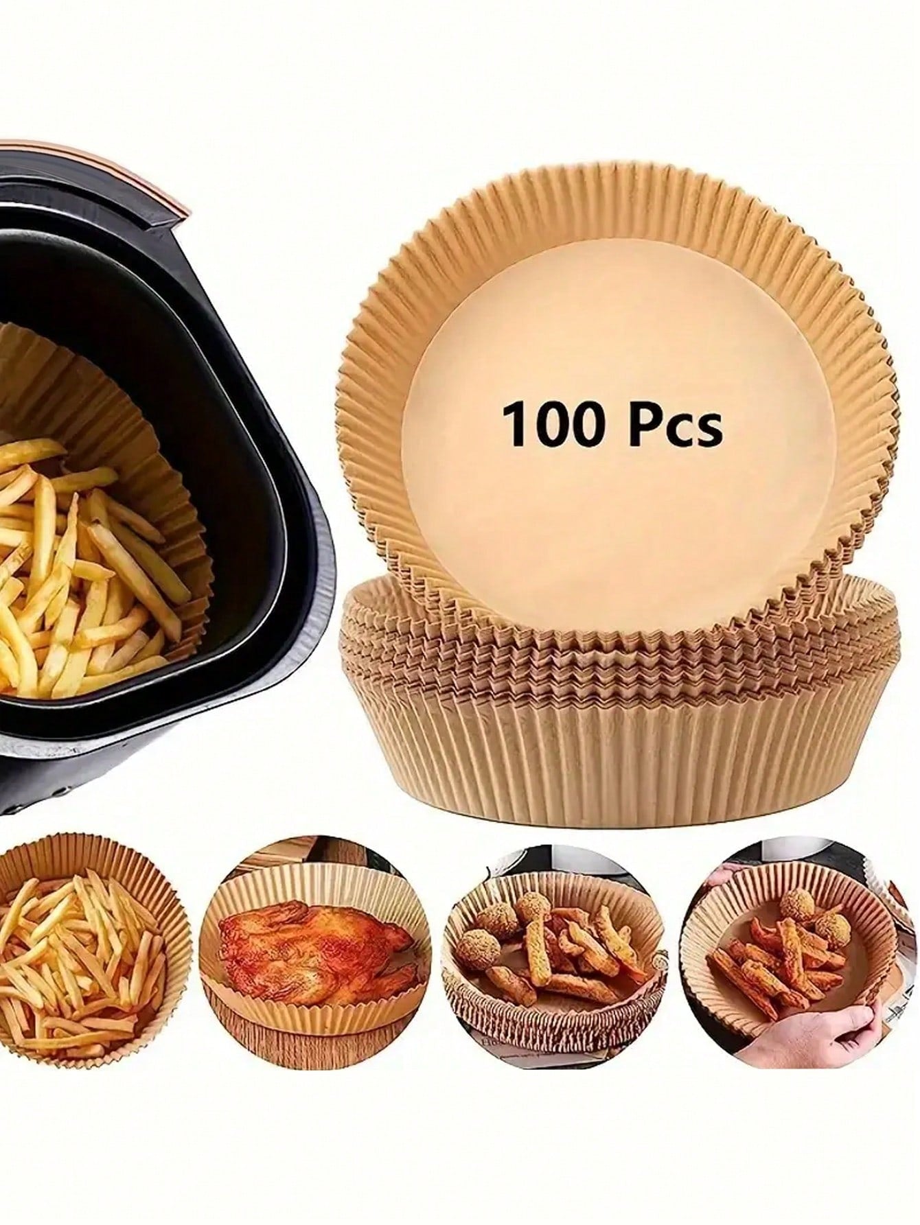 100pcs Disposable Air Fryer Liners