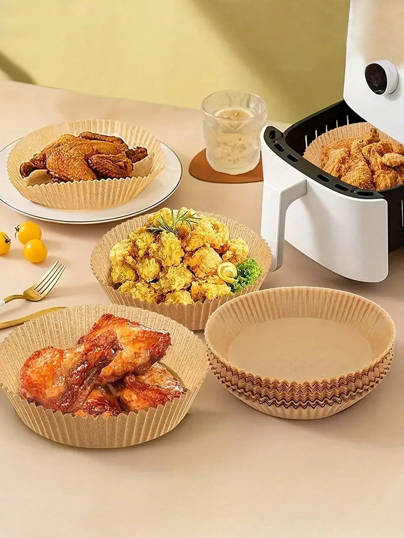 100pcs Disposable Air Fryer Liners