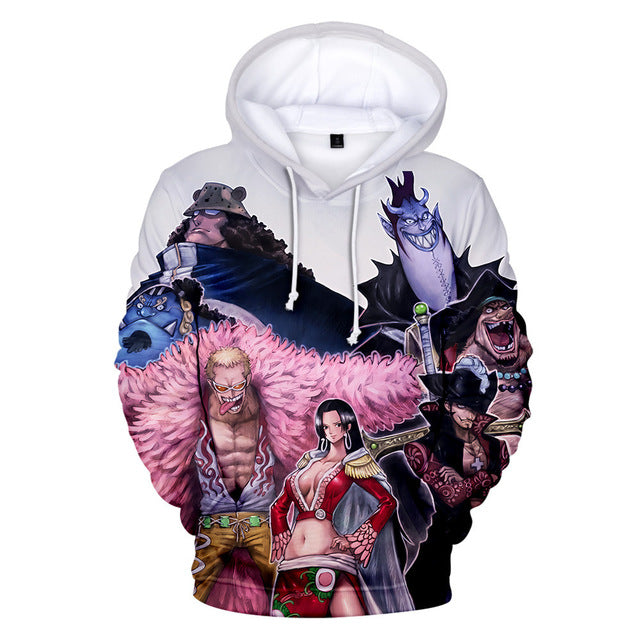 ONE PIECE Whitebeard Pirates Anime Variety Sweatshirts