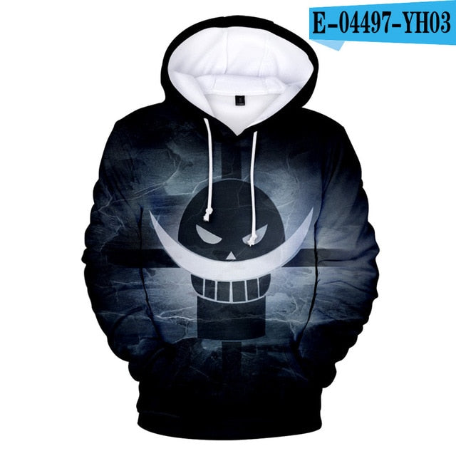 ONE PIECE Whitebeard Pirates Anime Variety Sweatshirts