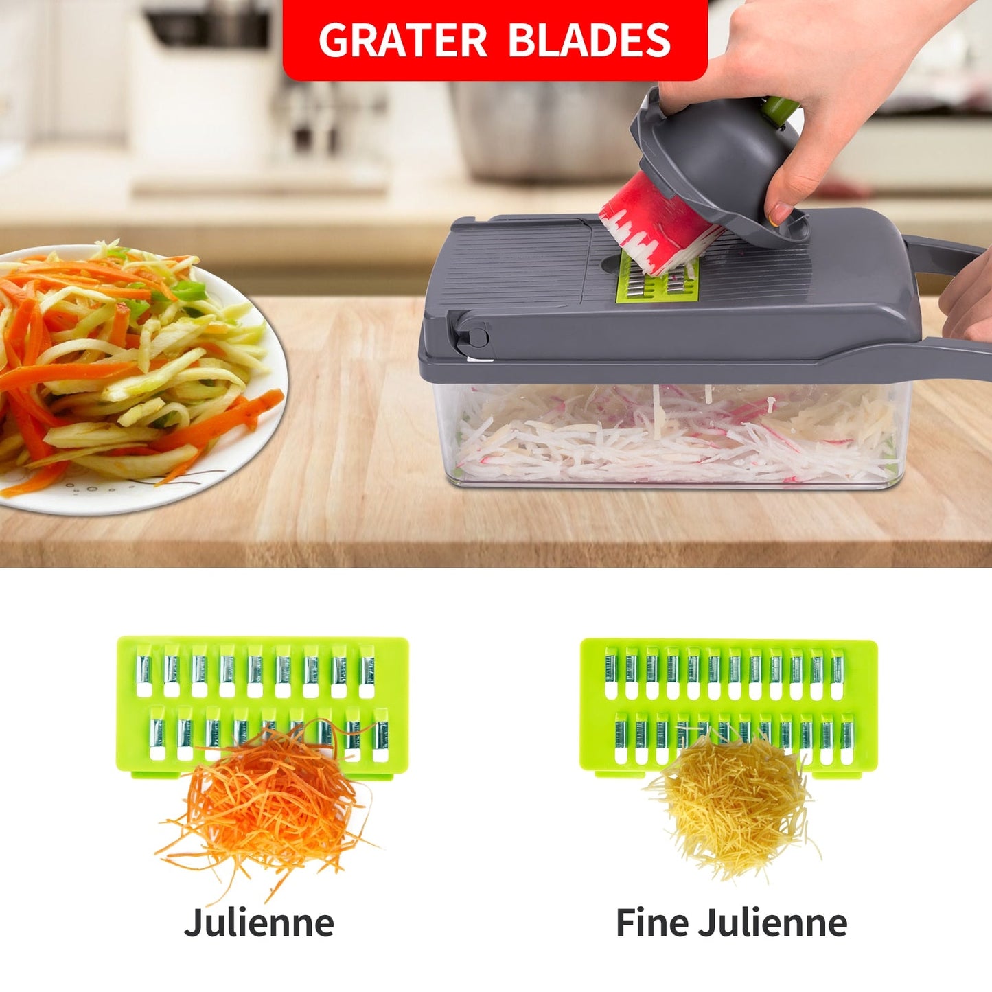 NEOHEXA™ - 10 in 1 Multifunctional Cutter Shredder Slicer