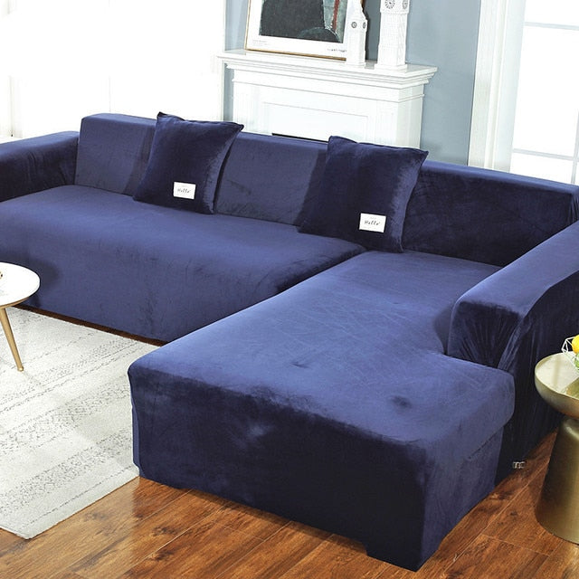 Shaped-Sofa Velvet Covers