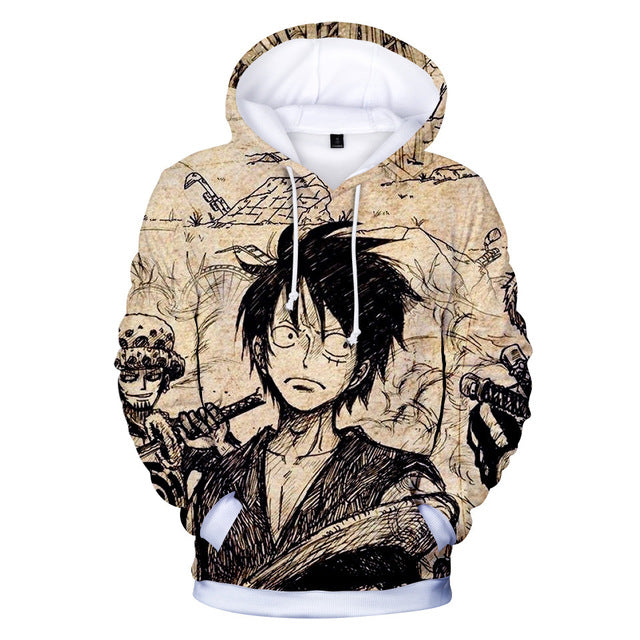 ONE PIECE Whitebeard Pirates Anime Variety Sweatshirts