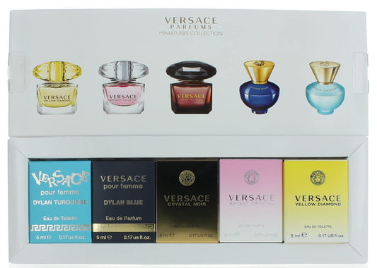 Versace Miniatures Collection by Versace for Women - 5 Pc Mini Gift Set