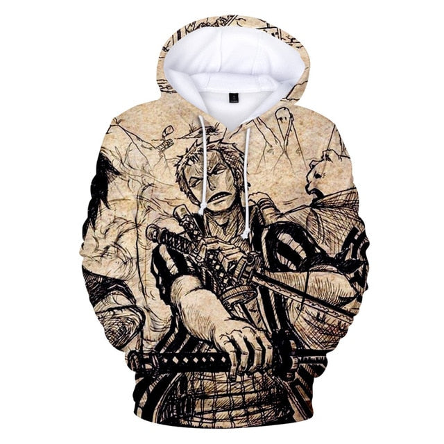 ONE PIECE Whitebeard Pirates Anime Variety Sweatshirts