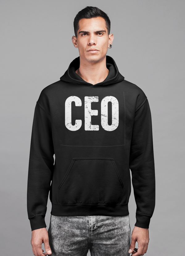 'CEO' Black Hoodie