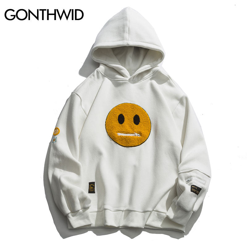 'Silenced Emoji' Fleece Hoodie