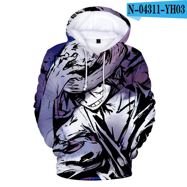 ONE PIECE Whitebeard Pirates Anime Variety Sweatshirts