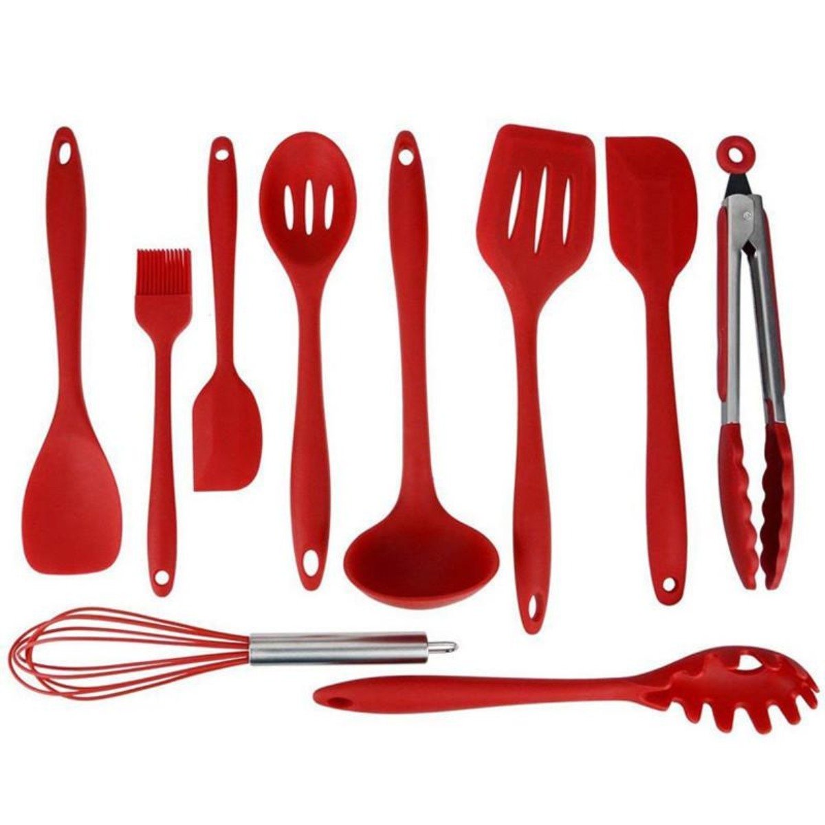 Non Stick Silicone 10 PCS Cooking Utensils Set